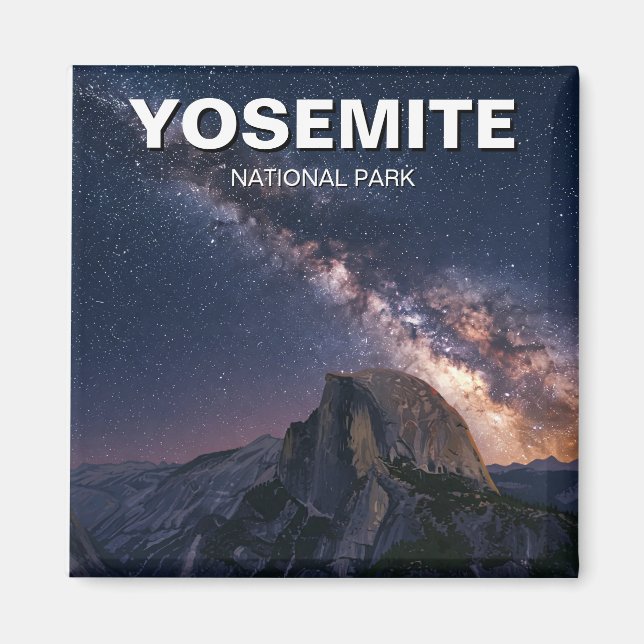 Imã Parque Nacional Yosemite, Via Látea noite (Frente)