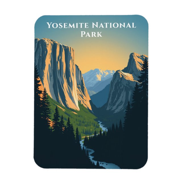 Ímã Parque Nacional Yosemite, Viagem, Paisagem na Cali (Vertical)
