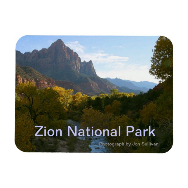 Ímã Parque Nacional Zion (Horizontal)
