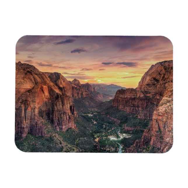 Ímã Parque Nacional Zion Canyon (Horizontal)