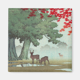 Imã Parque Nara arte de paisagem shin hanga de Hasui K