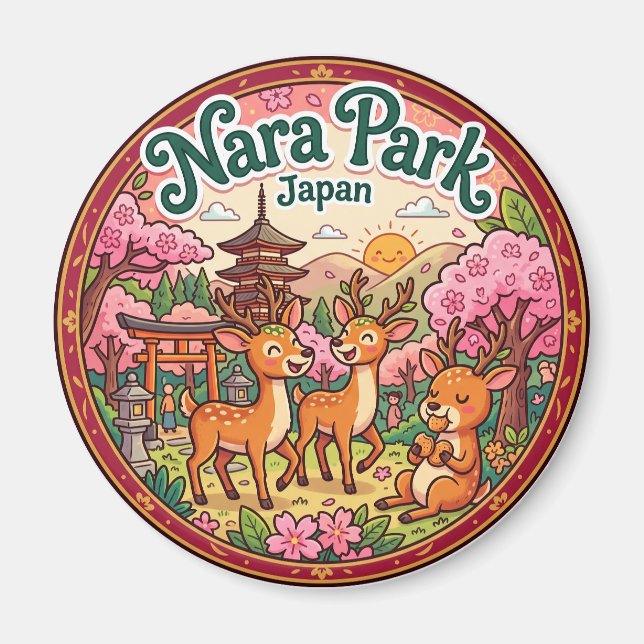 Imã Parque Nara Japão (Frente)