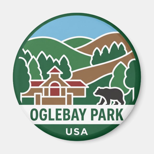 Imã Parque Oglebay EUA (Frente)