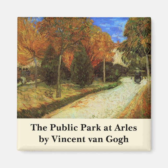 Imã Parque Público de Arles por Vincent van Gogh (Frente)