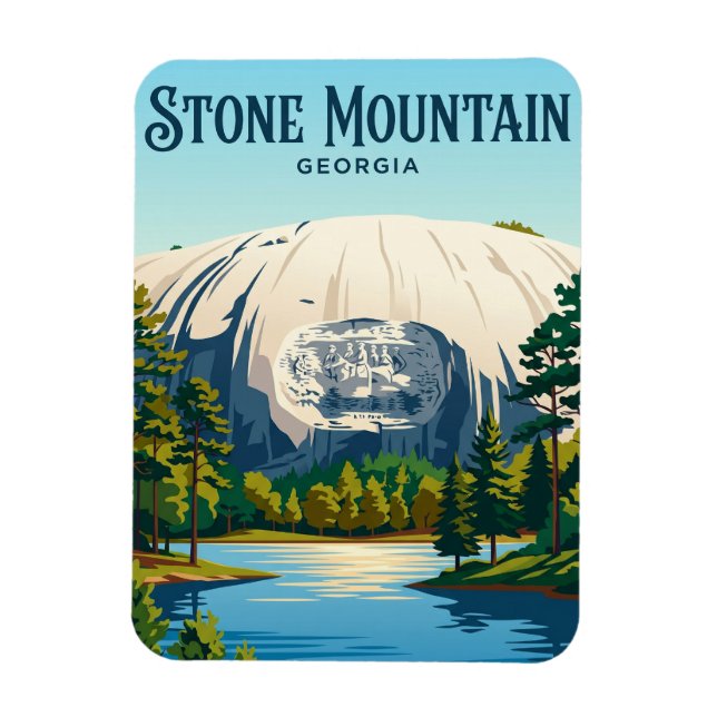 Ímã Parque Stone Mountain EUA (Vertical)