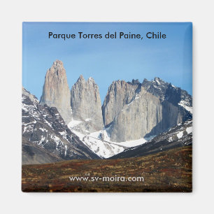 Imã Parque Torres del Paine, o Chile