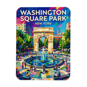 Ímã Parque Washington Square EUA