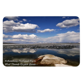 ÍMÃ PARQUE YELLOWSTONE, BACIA DE GÊISER WEST THUMB