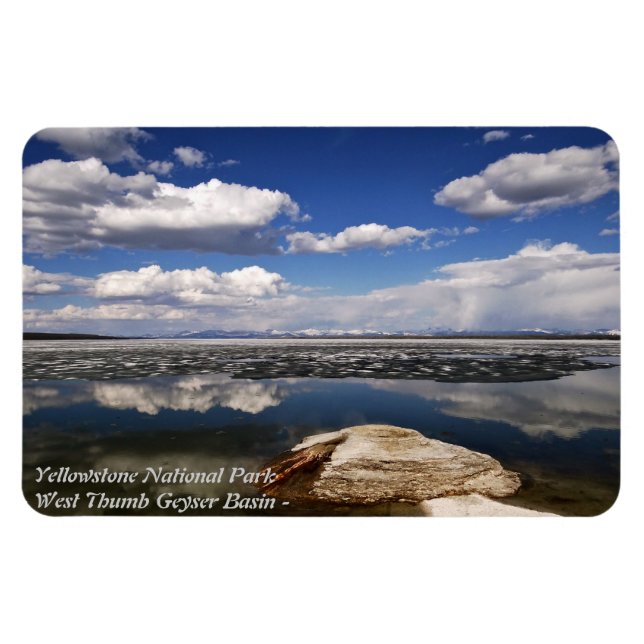 ÍMÃ PARQUE YELLOWSTONE, BACIA DE GÊISER WEST THUMB (Horizontal)
