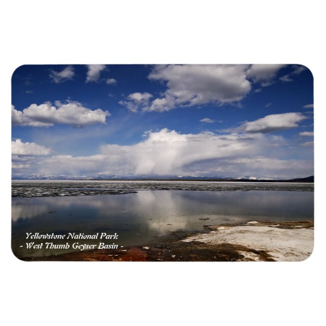ÍMÃ PARQUE YELLOWSTONE, BACIA DE GÊISER WEST THUMB (3) (Horizontal)