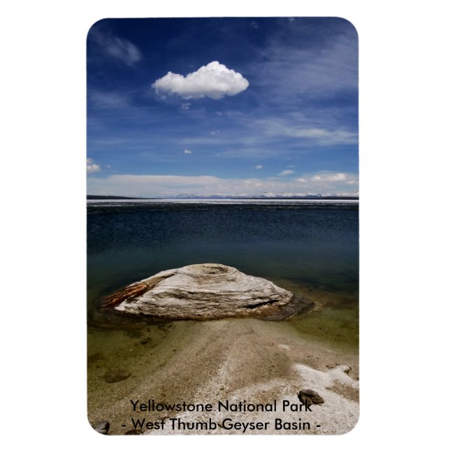 ÍMÃ PARQUE YELLOWSTONE, BACIA DE GÊISER WEST THUMB (5) (Vertical)