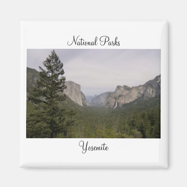 Imã Parques Nacionais - Magneta Yosemite (Frente)
