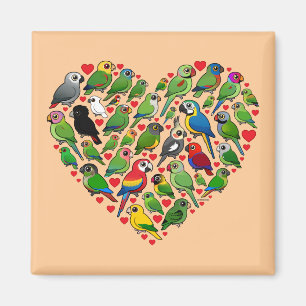 Imã Parrot Heart