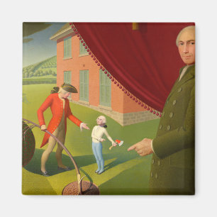 Imã Parson Weems' Fable, 1939 por Grant Wood