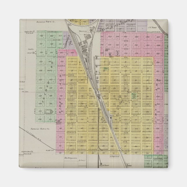 Imã Parsons, Labette County, Kansas (Frente)