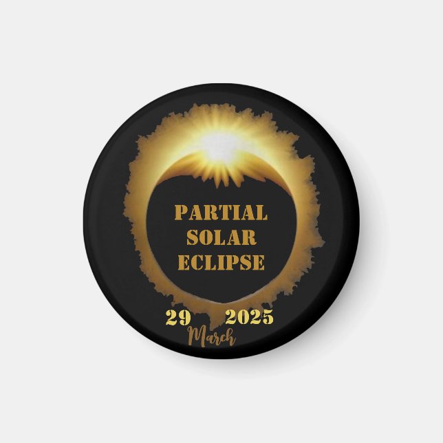Imã Parte de Visualização do Eclipse Solar Parcial 202 (Frente)