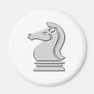 Imã Parte de xadrez metálica legal do cavaleiro