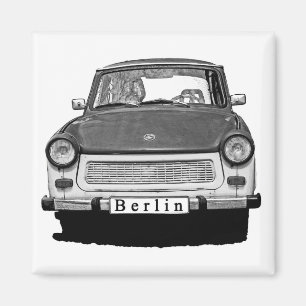 Imã Parte dianteira do carro de Trabant, preto e