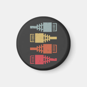 Imã Parte LAN do Engenheiro de rede do Geek técnico