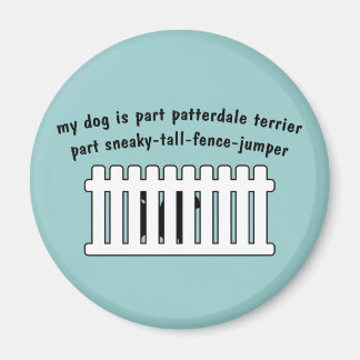 Imã Parte Patterdale Terrier Part Fence Jumper