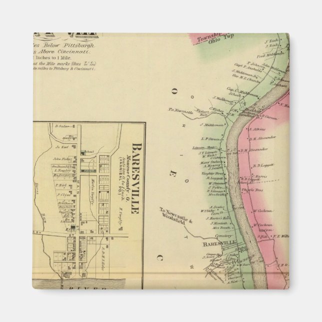 Imã Parte superior do rio Ohio e do Vale (Frente)