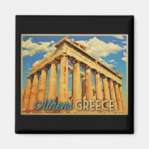 Imã Partenon da piscina de Atenas