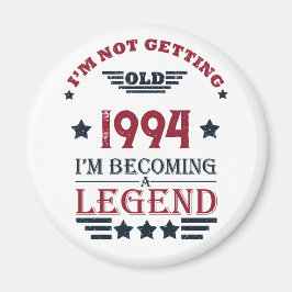 Imã Partido aniversário de 30 anos personalizado de tr