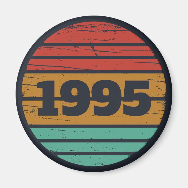 Imã Partido aniversário de 30 anos personalizado de tr (Frente)