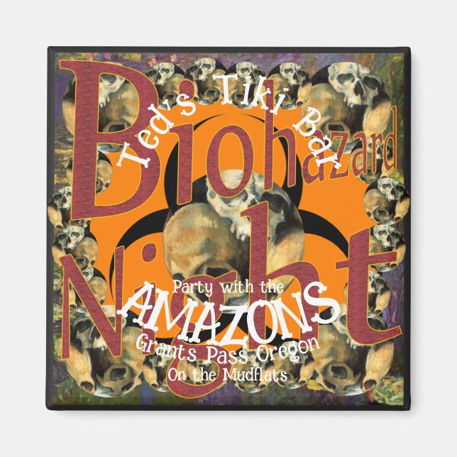 Imã Partido do Bar de Tiki com as Amazônia sobre os Mu (Frente)