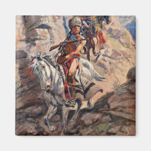 Imã Partido do Escouting Indiano, 1900, por Charles Ma