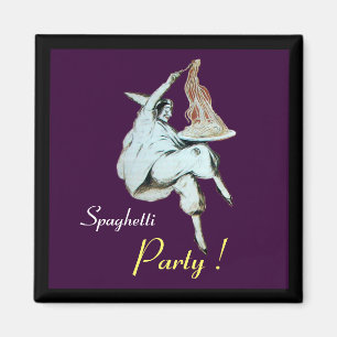 Imã PARTIDO ESPAGHETTI ITALIANO KITCHEN, Roxo RESTAURA