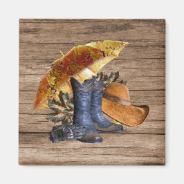 Imã Partido Jante de Ação de Graças - Orange Rustic Vi