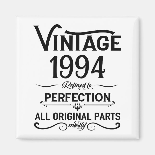 Imã Partido Personalizado 30 aniversário de 30 anos de (Frente)