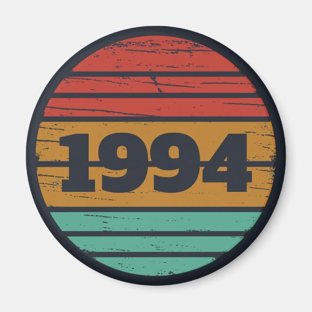 Imã Partido Personalizado 30 aniversário de 30 anos de (Frente)