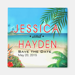 Imã Partido tropical Luau da praia exótica