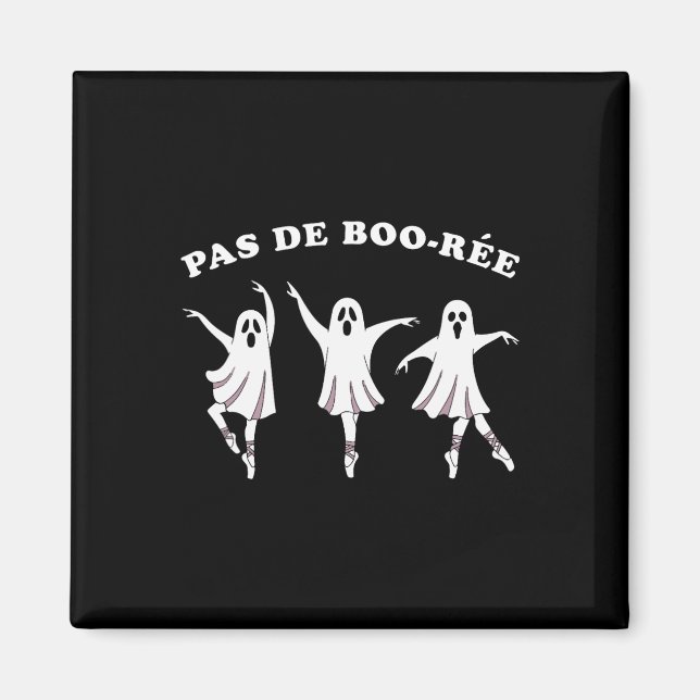 Imã Pas De Boo Ree Balé Halloween Ghost Para Meninas (Frente)