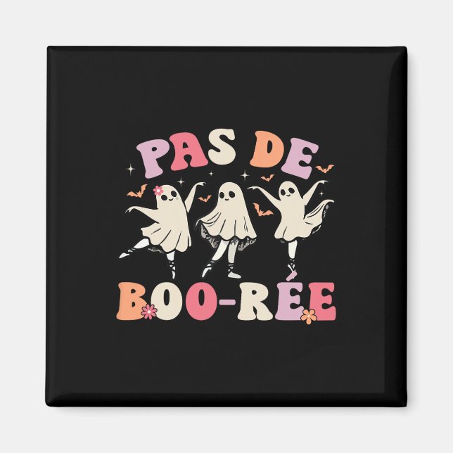 Imã Pas De Boo-rée Ghost Byllet Dancer Halloween Dance (Frente)