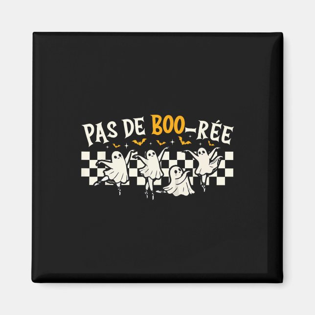 Imã Pas De Boo-rée Ghost Byllet Dancer Halloween Dance (Frente)