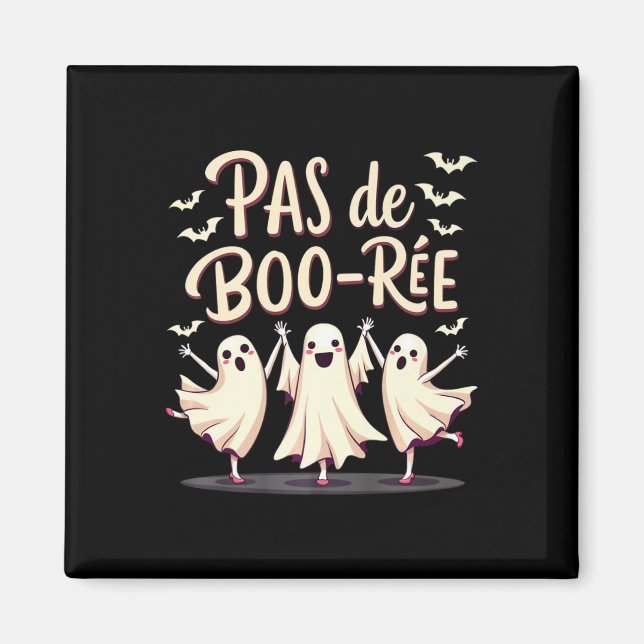 Imã Pas De Boorée Ghost Balé Dançando Halloween (Frente)
