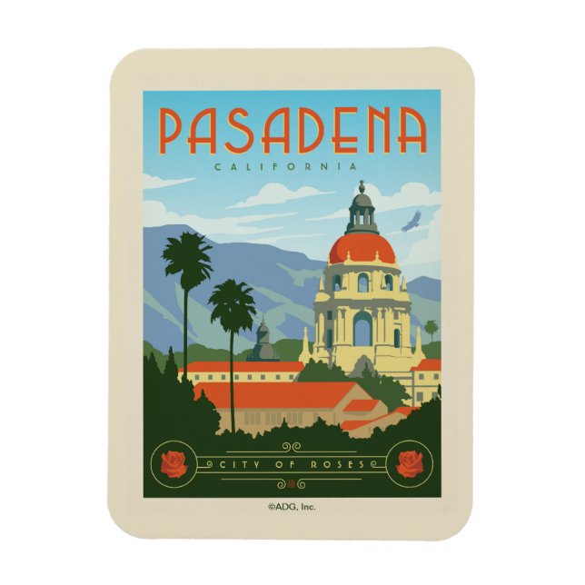 Ímã Pasadena, CA (Vertical)