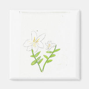 Imã Páscoa branca Lily