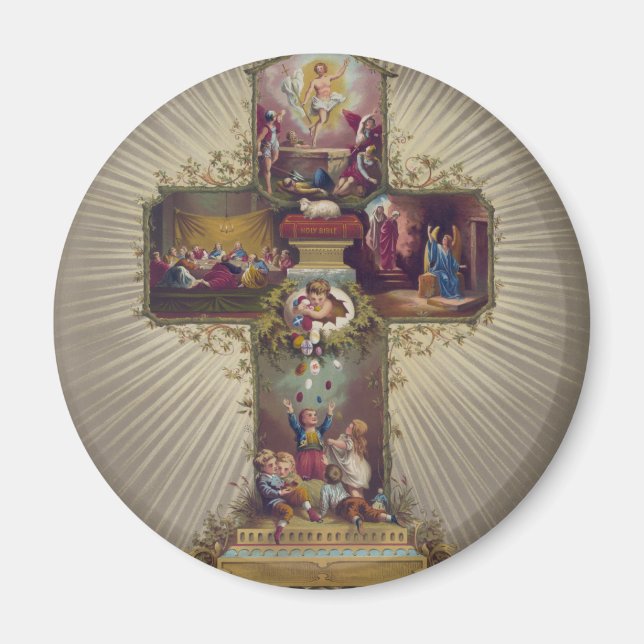 Imã Páscoa Cross (Frente)