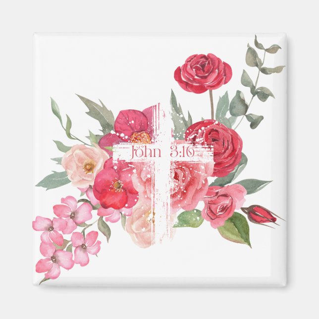 Imã Páscoa/Cruz/John3:16/Jesus (Frente)