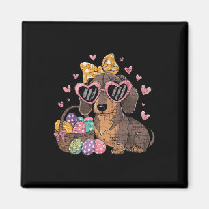 Imã Páscoa Dachshunds Dachshund Fofo _1