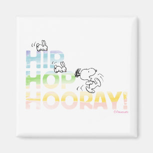 Imã Páscoa de Hooray de Hip Hop Snoopy