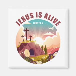 Imã Páscoa de Páscoa Cristã Jesus Vazio Túmulo e Cruz