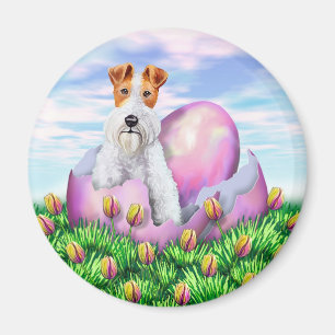 Imã Páscoa do Fox Terrier do fio