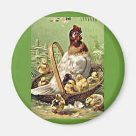 Imã Páscoa e Pintinhos no soquete