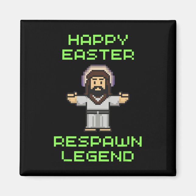 Imã Páscoa engraçada Jogo Jesus - Lenda de reprodução  (Frente)