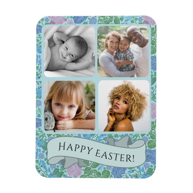 Ímã Páscoa Fotográfica do Jardim das Dragas Vitorianas (Vertical)